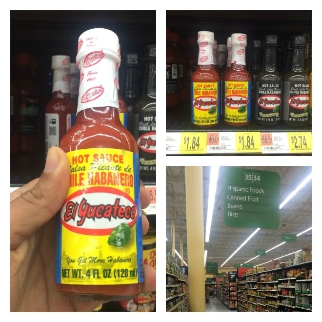 El Yucateco Hot Sauce at Walmart