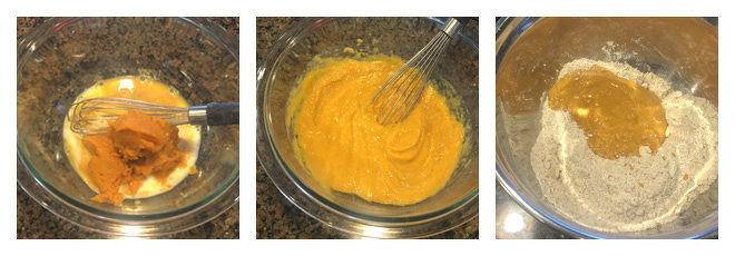 Pumpkin Scones with Coffee Glaze Recipe-Step-2
