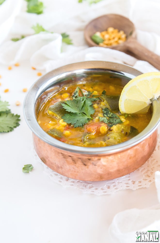 Zucchini with Chana Dal Recipe