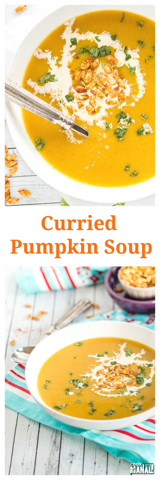 Curried Pumpkin Soup Collage