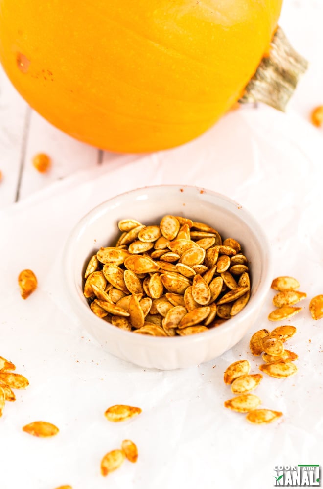 Spicy Roasted Pumpkin Seeds Recipe