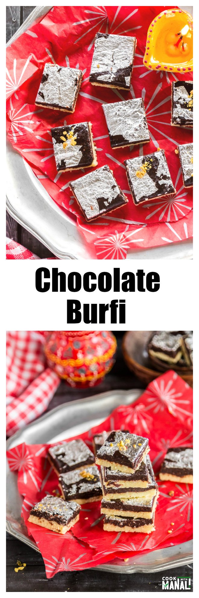 Chocolate Burfi Collage