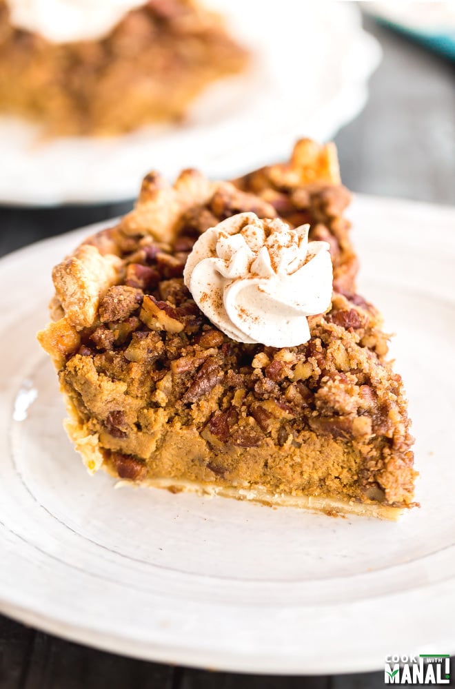 Pecan Streusel Pumpkin Pie Recipe