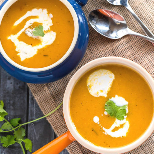Vegan Butternut Squash Soup - Cook With Manali