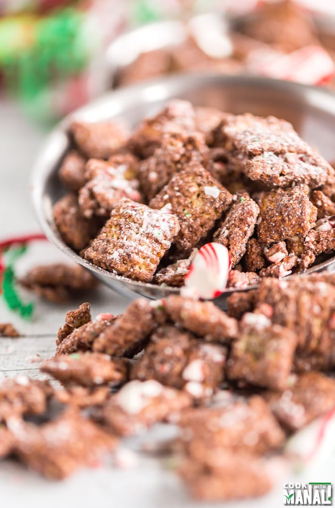 Candy Cane Puppy Chow