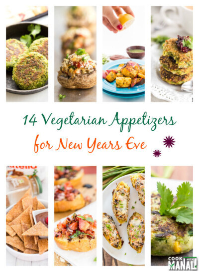 14 Vegetarian Appetizers for New Year's Eve - Cook With Manali