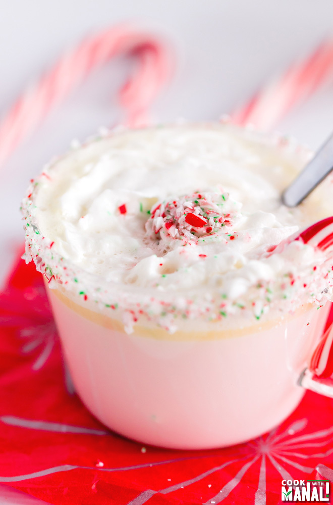 White Hot Chocolate Peppermint