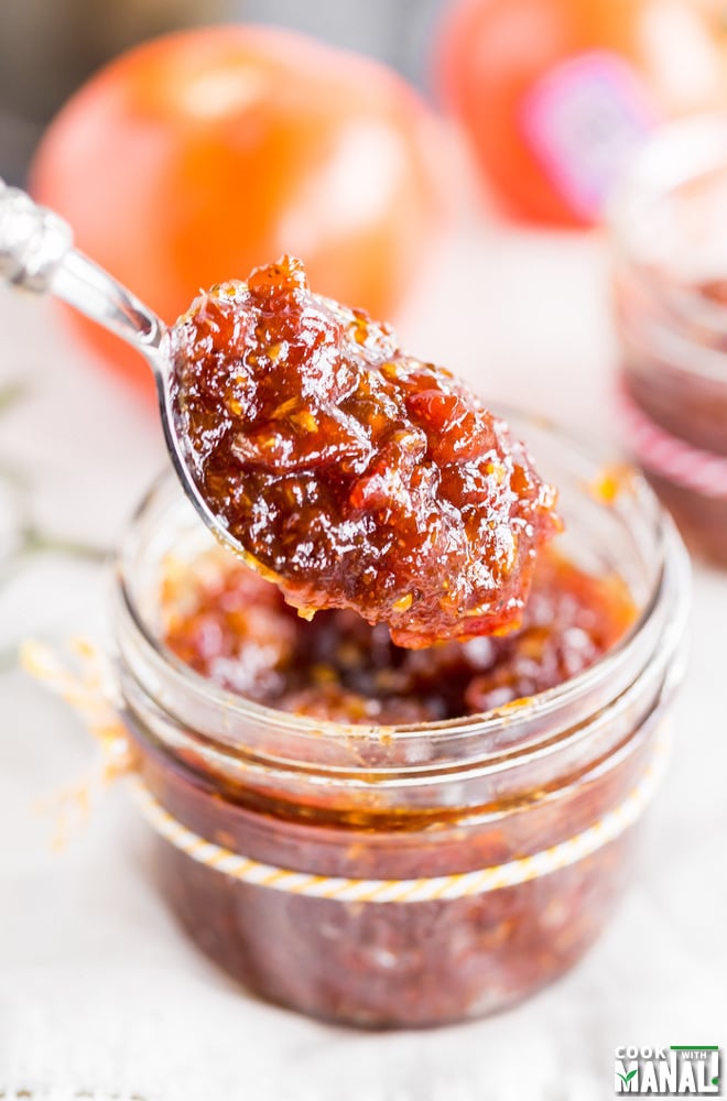 Sweet & Spicy Tomato Chutney