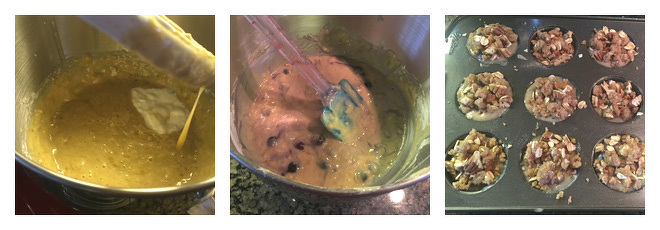 Banana Bluberry Streusel Mini Muffins Recipe-Step-3