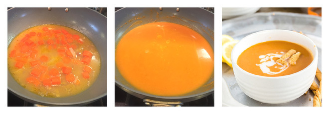Vegan Spiced Carrot Soup Recipe-Step-2