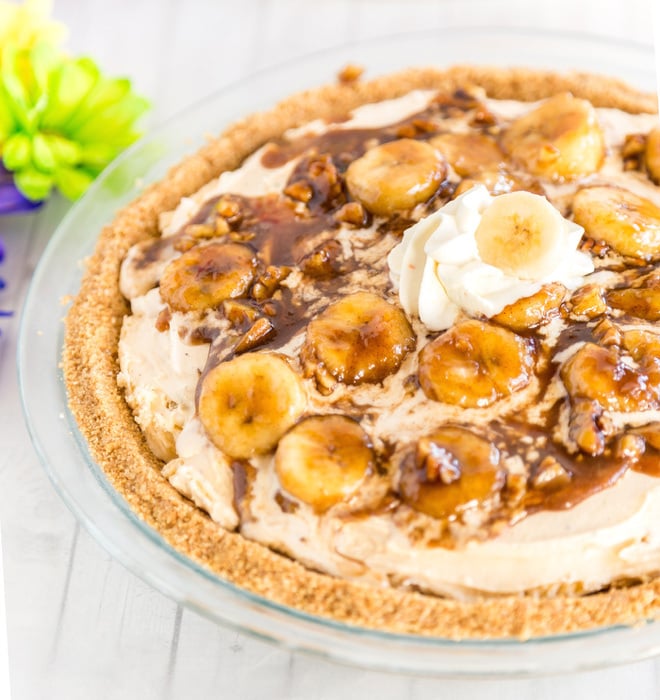 Banana Foster Ice Cream Pie Recipe