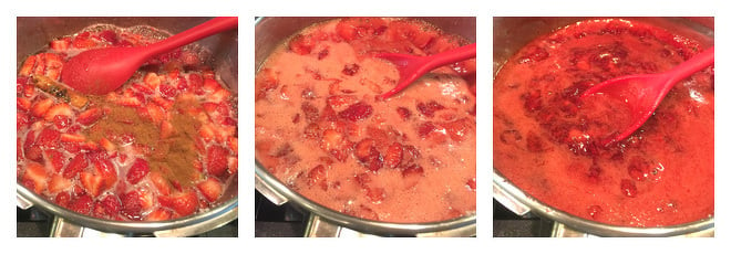 Spicy Strawberry Balsamic Jam-Recipe-Step-2
