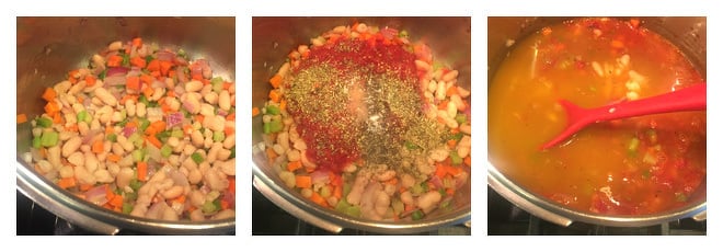 Vegetarian Minestrone Soup Recipe Step-2