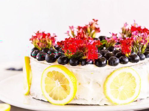 Eggless Blueberry Lemon Cake Cook With Manali