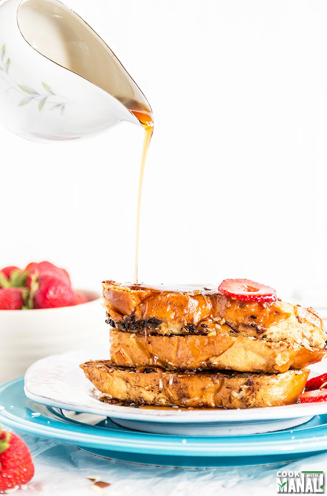 Coconut Almond Crunch French Toast