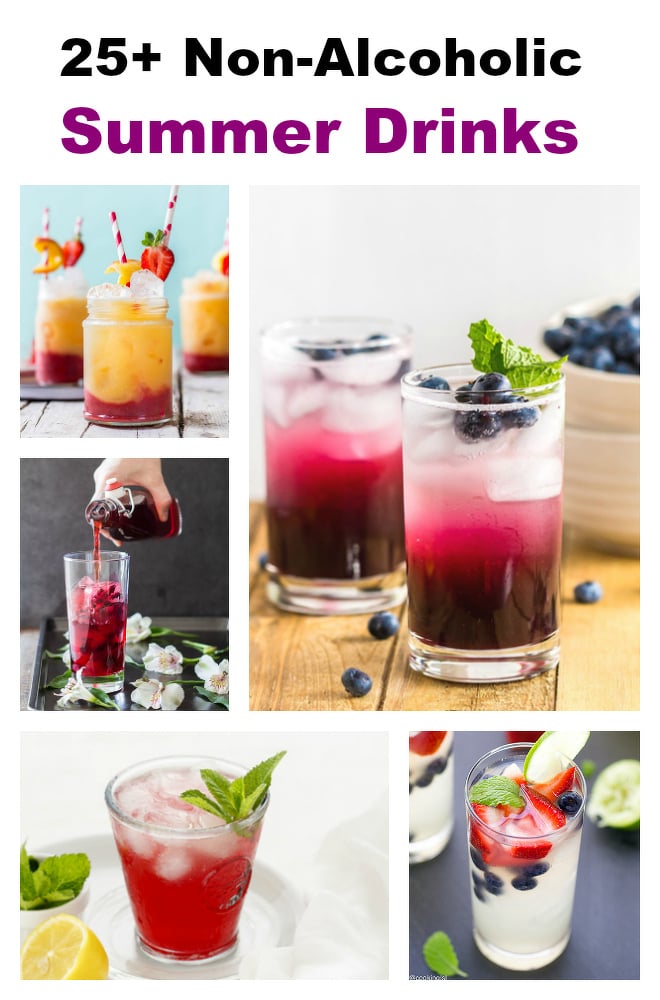 Non-Alcoholic Summer Drinks Collage-blog-nocwm