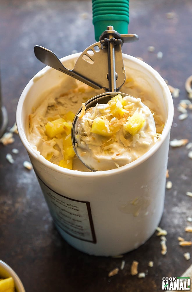 Pina Colada Ice Cream Recipe