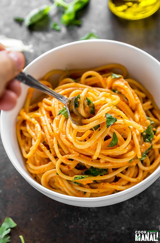 Roasted Red Pepper Pasta