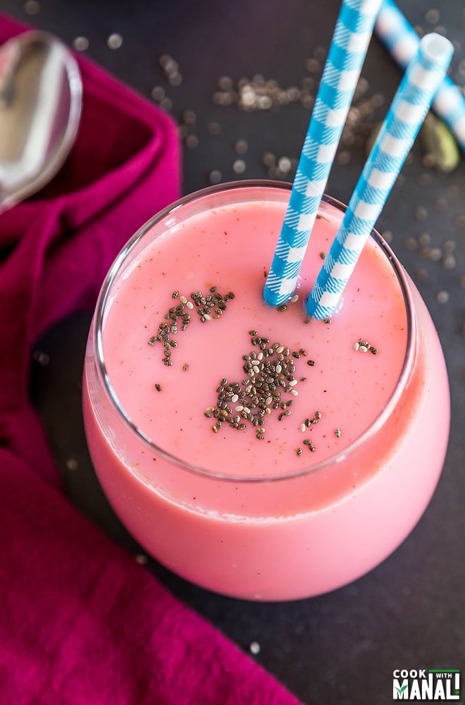 Rose Cardamom Milkshake