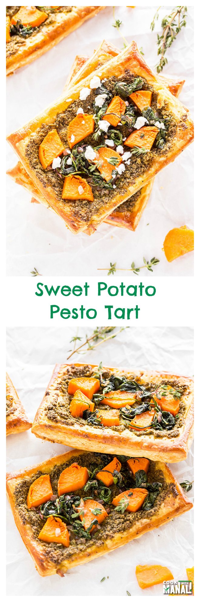 sweet-potato-pesto-tart-collage