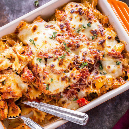Veggie Lovers Baked Pasta - Cook With Manali