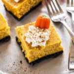 Pumpkin Cheesecake Bars