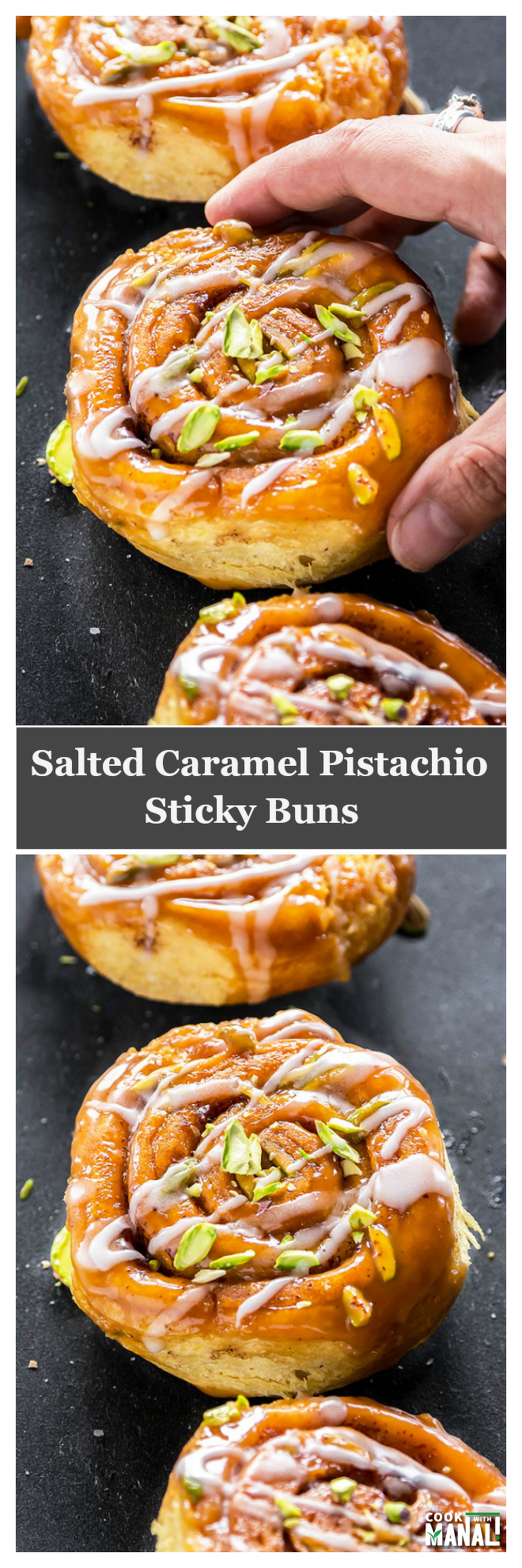salted-caramel-sticky-buns-collage