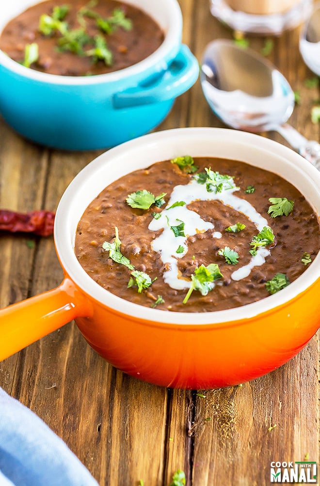 Dal makhani de cocción lenta