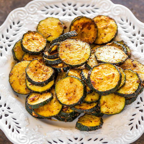 Spicy Roasted Zucchini - Cook With Manali