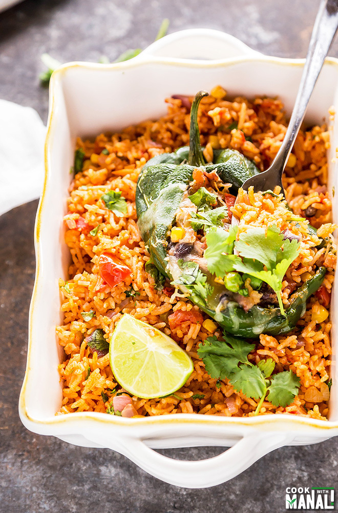 vegetarian mexican rice