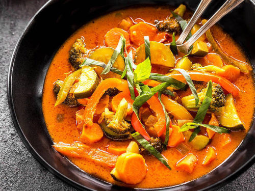 Vegetarian Thai Red Curry Video Cook With Manali