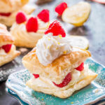 Lemon Raspberry Cheesecake Puffs