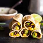 hummus roti rolls