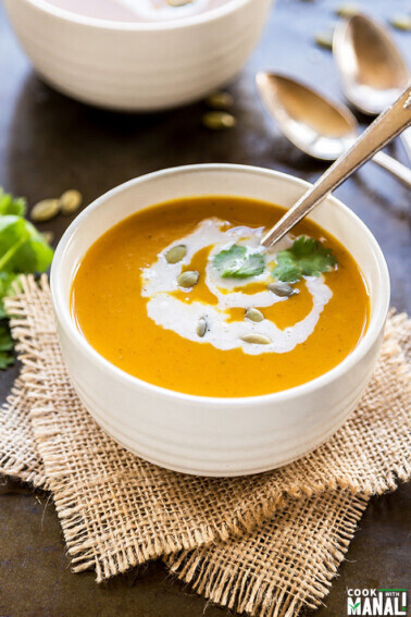 curried butternut squash apple soup