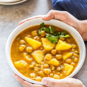 potato & chickpea curry