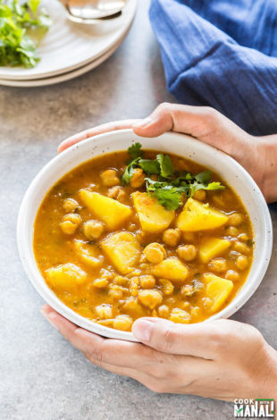 potato & chickpea curry