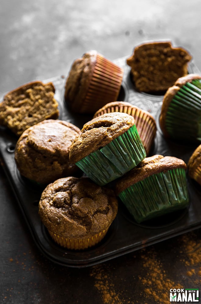 Pumpkin Banana Muffins