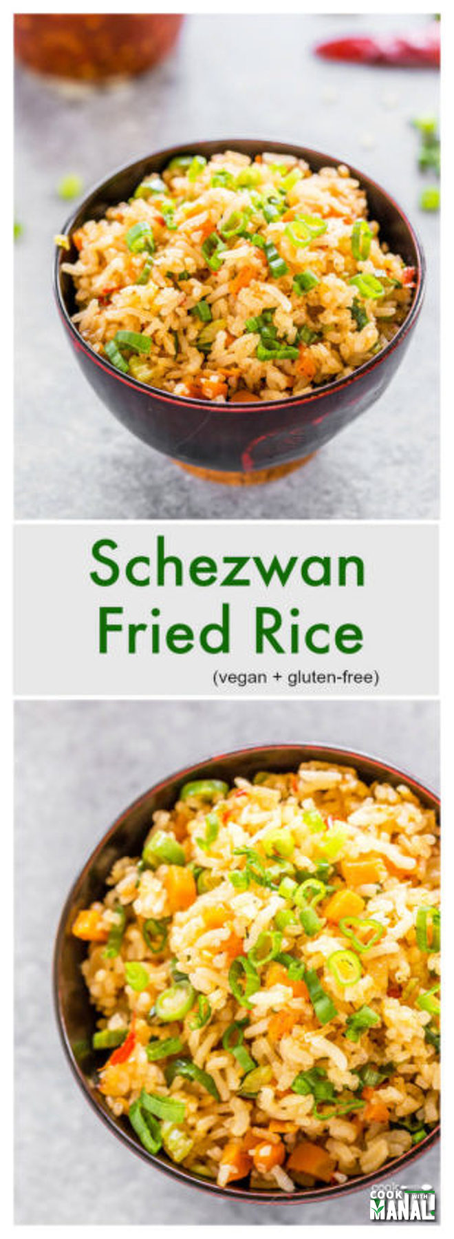 Fried Rice Schewan Schezwan Fried Rice - Cook With Manali