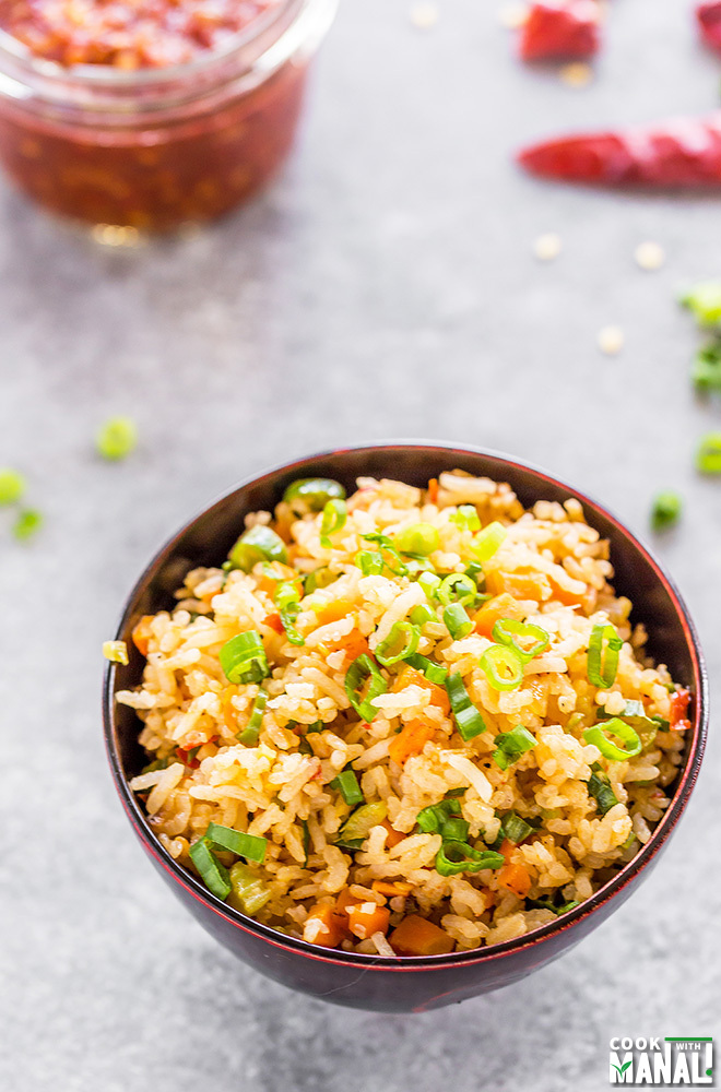 Schezwan Fried Rice - Cook With Manali