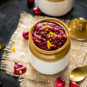 cranberry orange chutney made in the instant pot