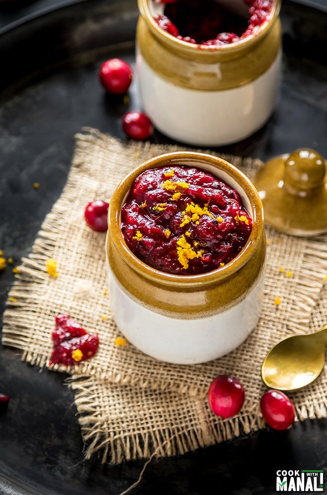 Instant Pot Cranberry Orange Chutney - Cook With Manali