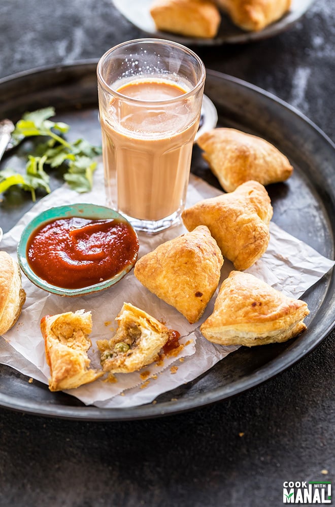 puff pastry samosa