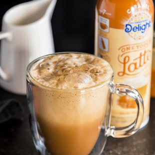 pumpkin salted caramel latte