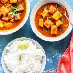 pumpkin thai curry made in the instant pot