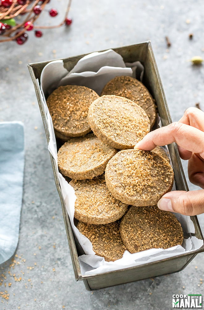 chai shortbread cookies