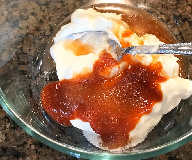 burger sauce in a bowl