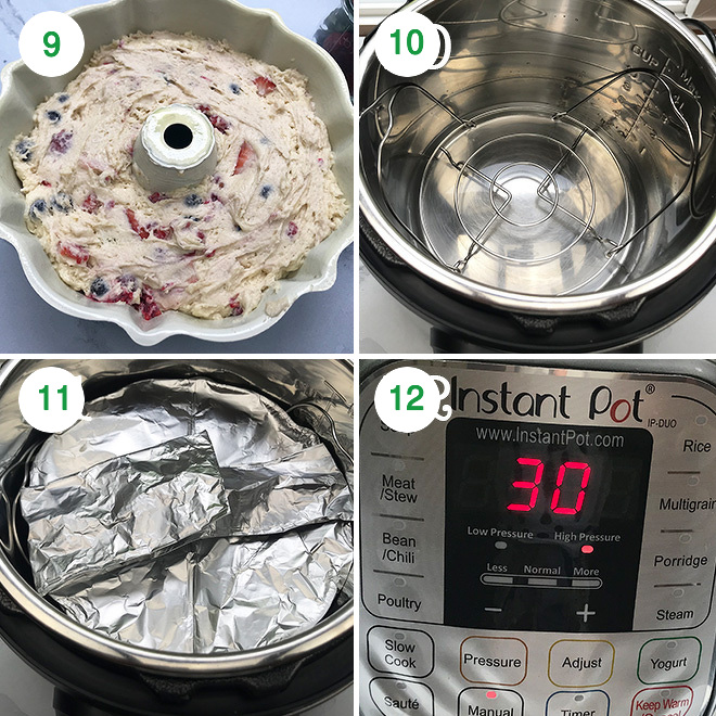 step pictures to make instant pot cake