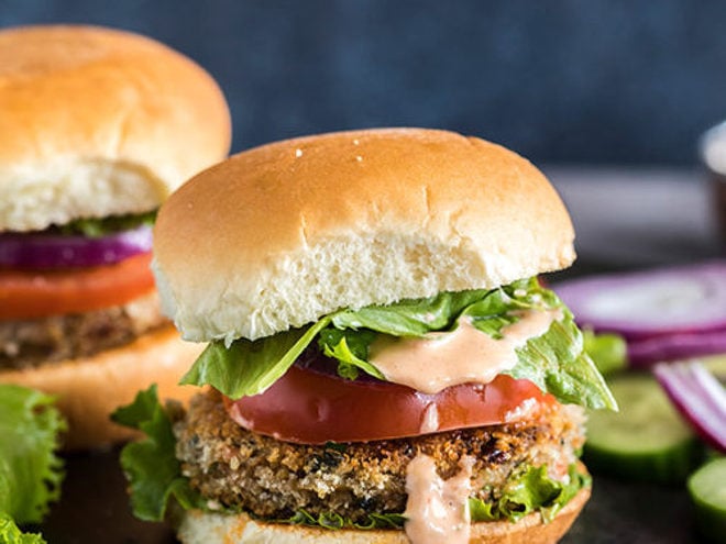 Vegetarian Burger (Indian Style) - Cook With Manali