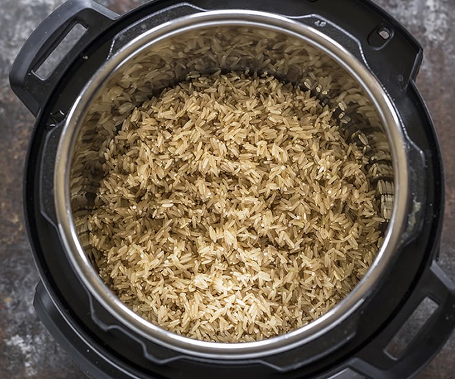 Instant Pot Brown Rice (long grain or basmati) - The Recipe Rebel