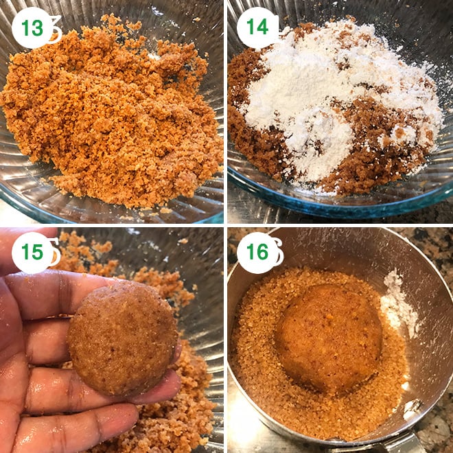 step by step pictures of making mathura peda